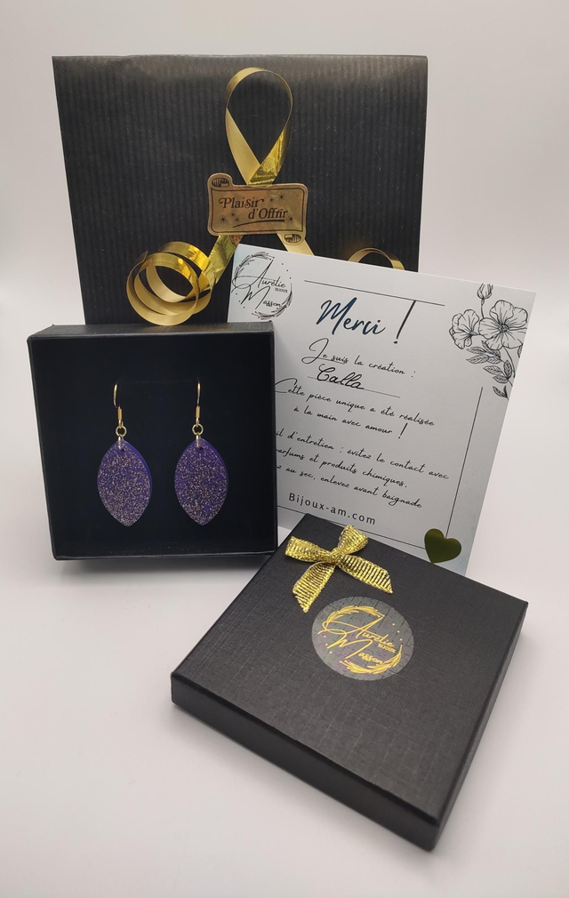 Boucles d'oreilles "Calla"