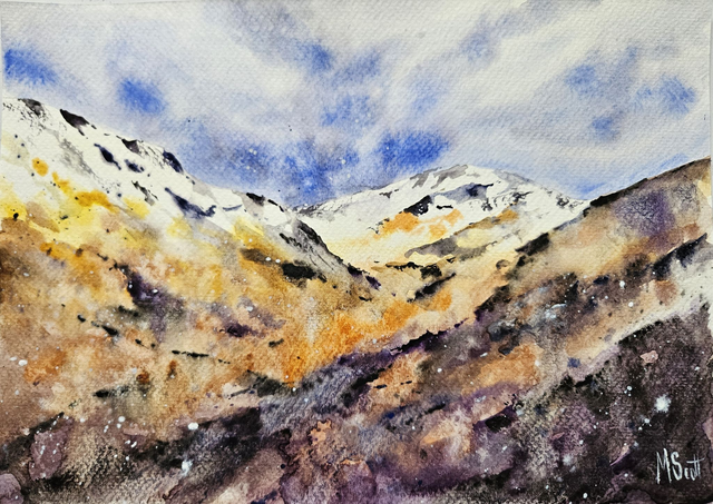 Snowy Peaks - original