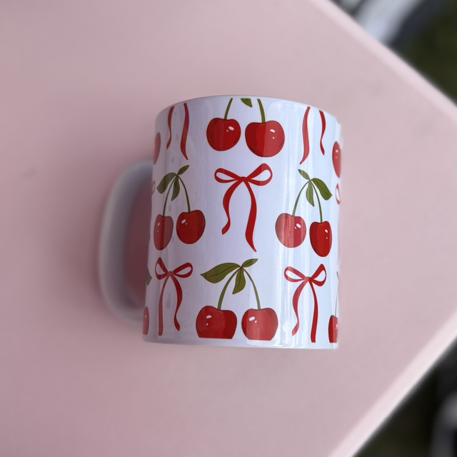 Cherries &amp; Bows Mug