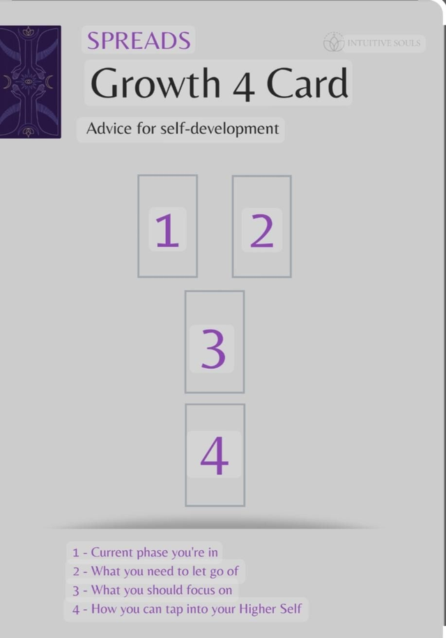 🔮🌟Growth 4 Card Tarot Reading 🌟🔮