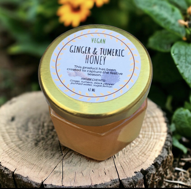 Ginger &amp; Turmeric - Plant Base Ploney- Alternative Sweetner- 1 Unit