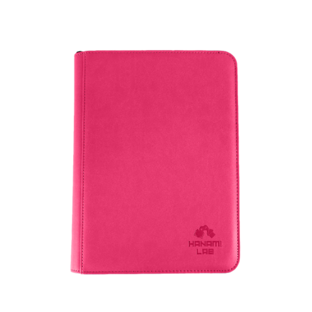 BINDER 9 TASCHE ZIPPERED - HAORI MAGENTA