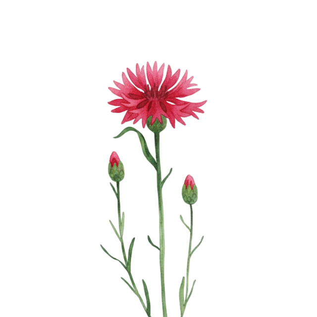 Cornflower 'Red Boy'