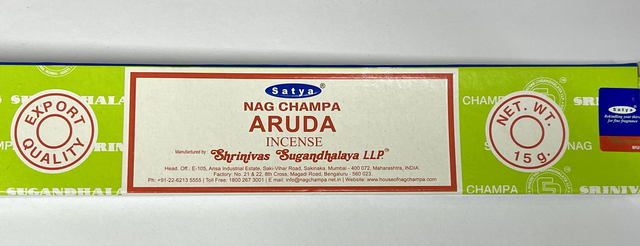 Satya Incense Sticks - Aruda