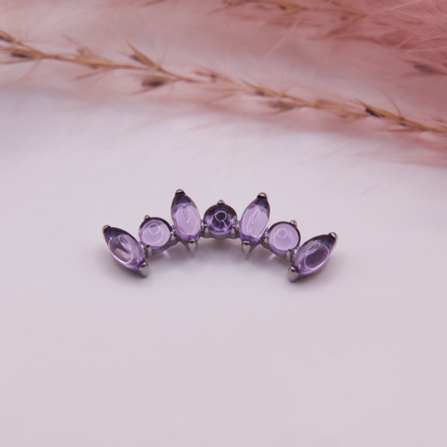 Embout diad pierre naturelle 