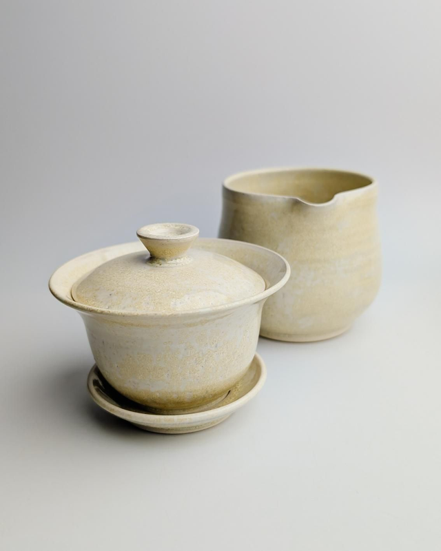 Zestaw gaiwan i chahai "szalka Petriego"