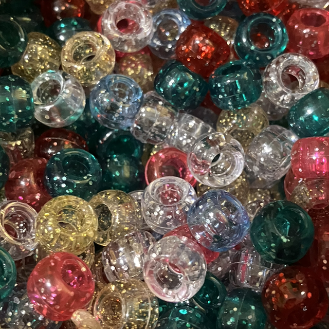 Glitter Pony Beads