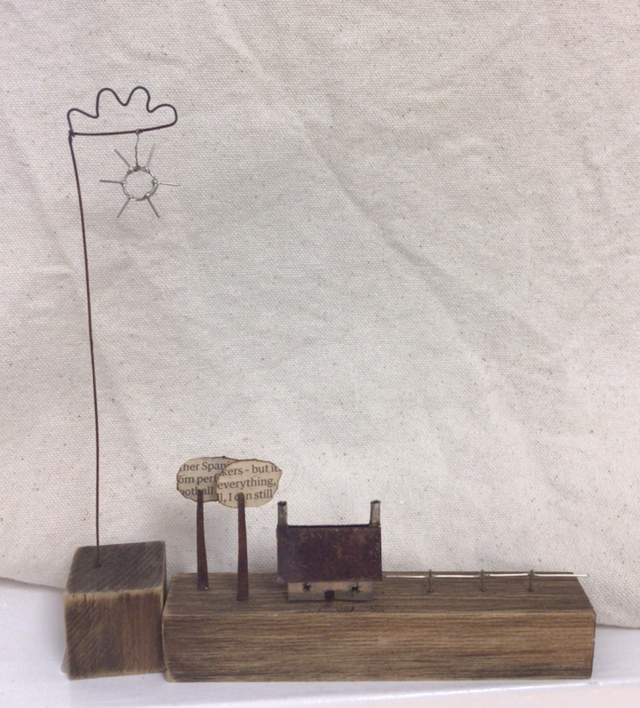 Sunshine/Cloud Wire Sculpture