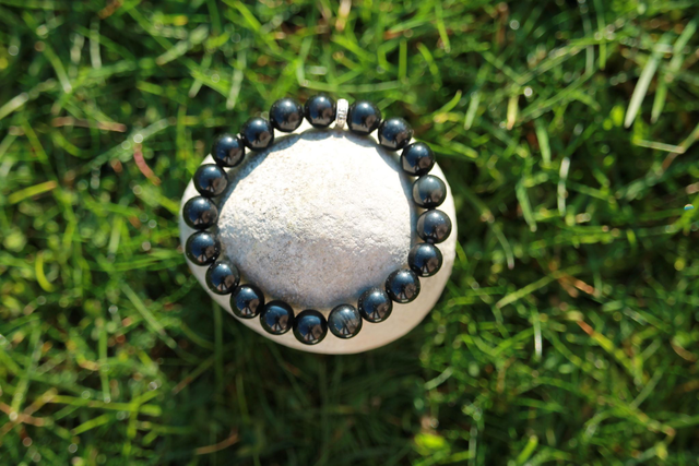 Bracelet obsidienne