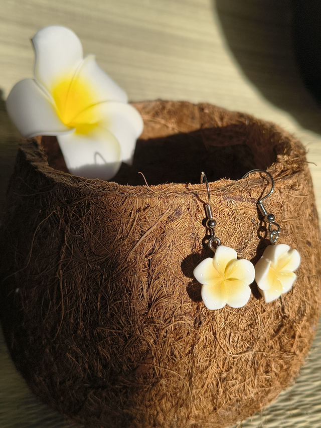 Boucles d'oreilles Tiare Tamahine - Mā