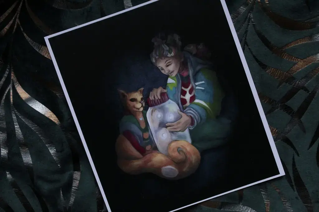 Carte bouteille à Luciole