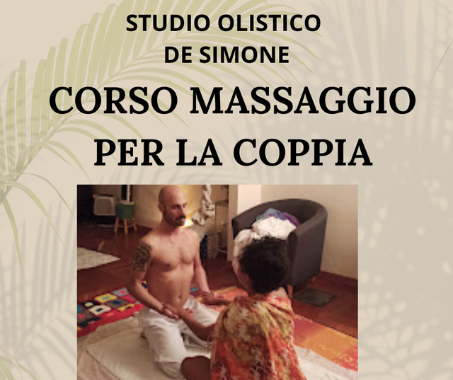  CORSO DI Massaggio  “TOCCO CONSAPEVOLE PER LE COPPIE"