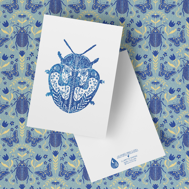 Carte Le scarabée rond