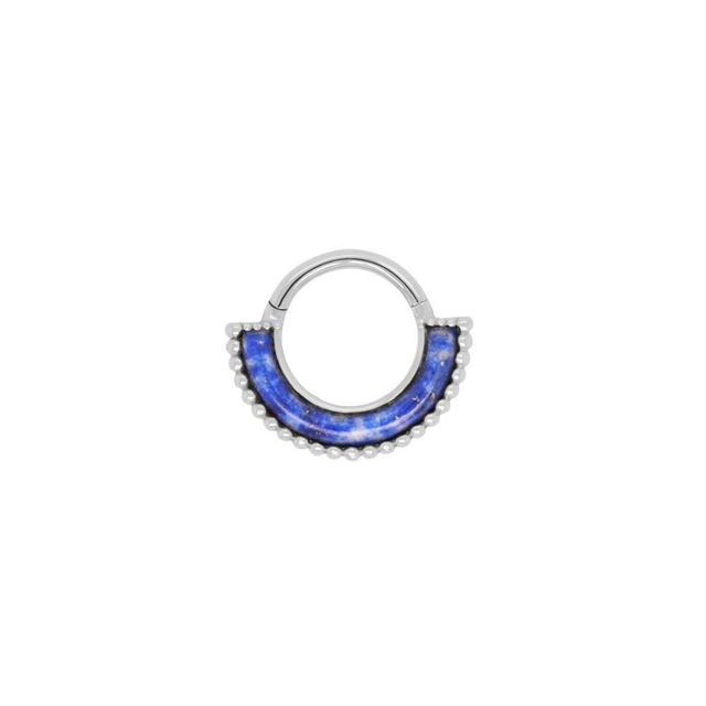 Harmonic Lapis Hinged Ring
