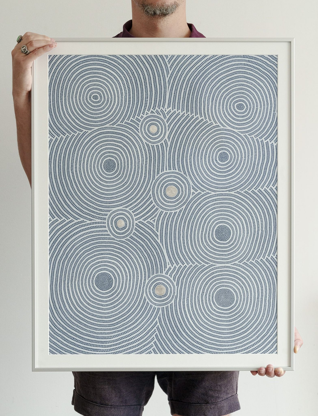 Peinture "Opposition" - 65 x 50 cm