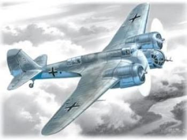 icm 1.72 avia b-71 ww11 german air force bomber 
