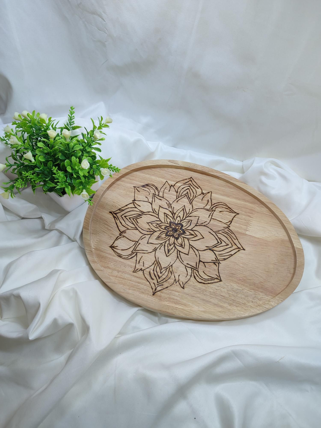 Plateau goutte fleur de lotus 