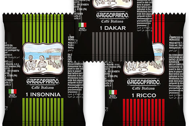 100pz Compatibili Uno System Caffè Gattopardo To.Da