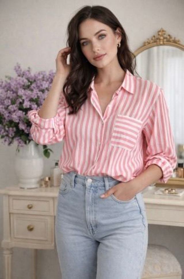 Blouse Kim - roze
