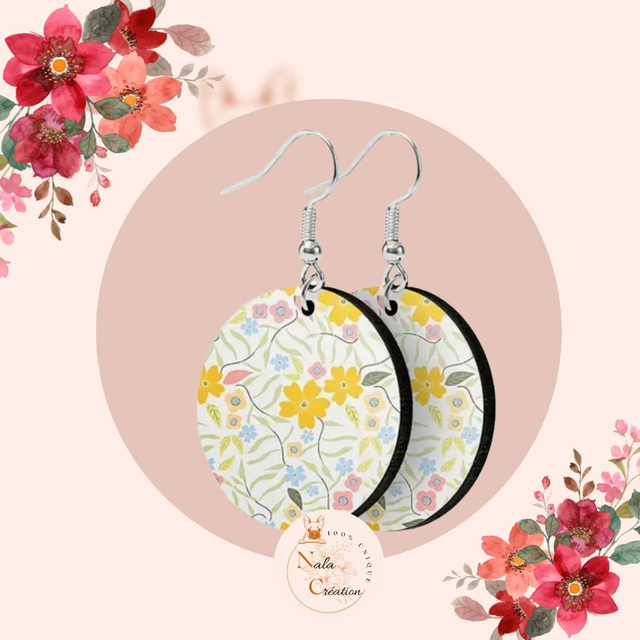 Paire de boucle d'oreille - personnalisable