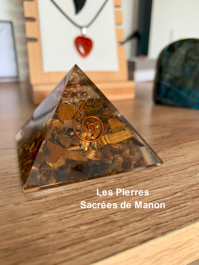 Orgonite Œil de Tigre 