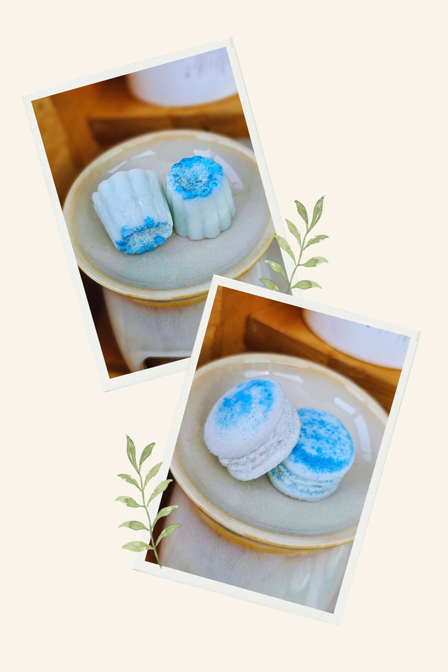 Mon doudou - Fondant de cire - Macaron/Mini Cannelé