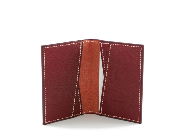 Porte-Cartes KOSATEN Rouge Vague Fil Blanc