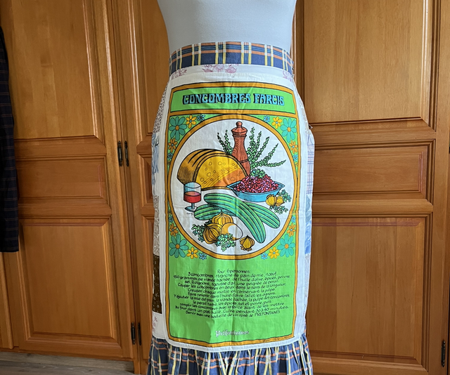 Le tablier recette vintage 