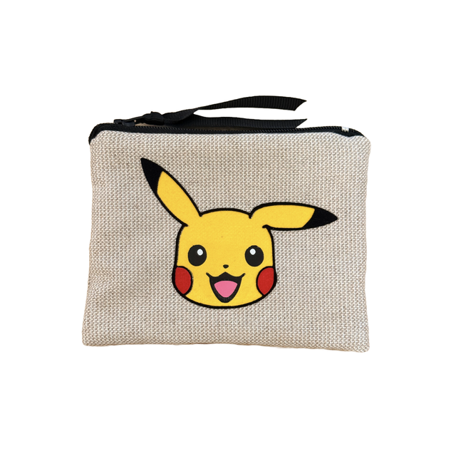 Porte Monnaie Beige inspiration Pikachu
