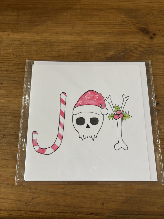 Joy, Christmas card