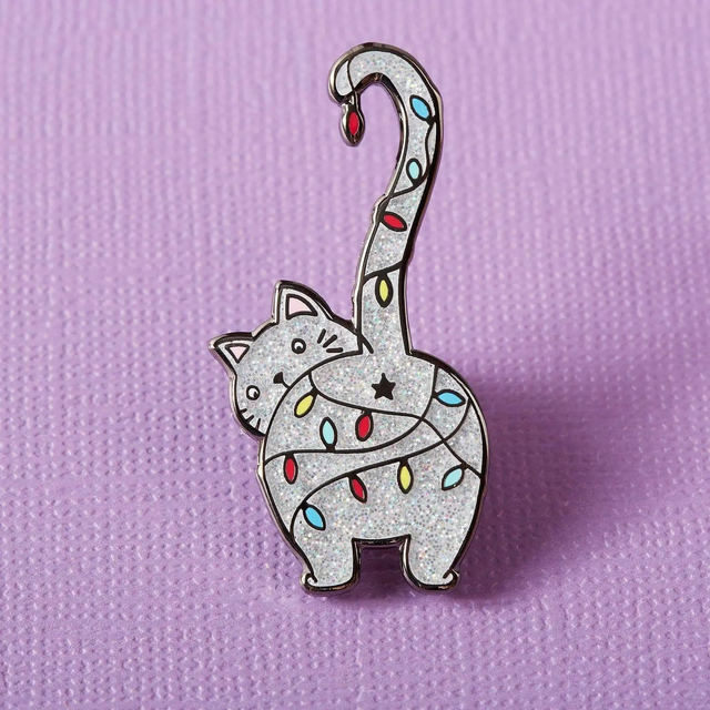 Punky Pins Christmas Kitty