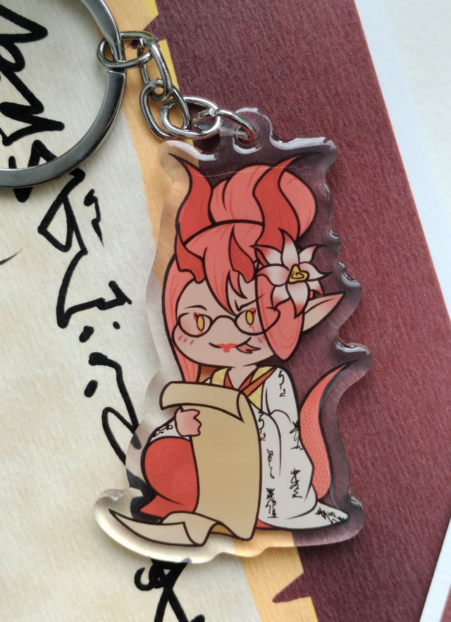 Porte-clé-Serpent chibi