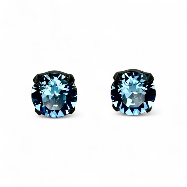 Ohrstecker KLASSIK BIG Light Sapphire, Blau