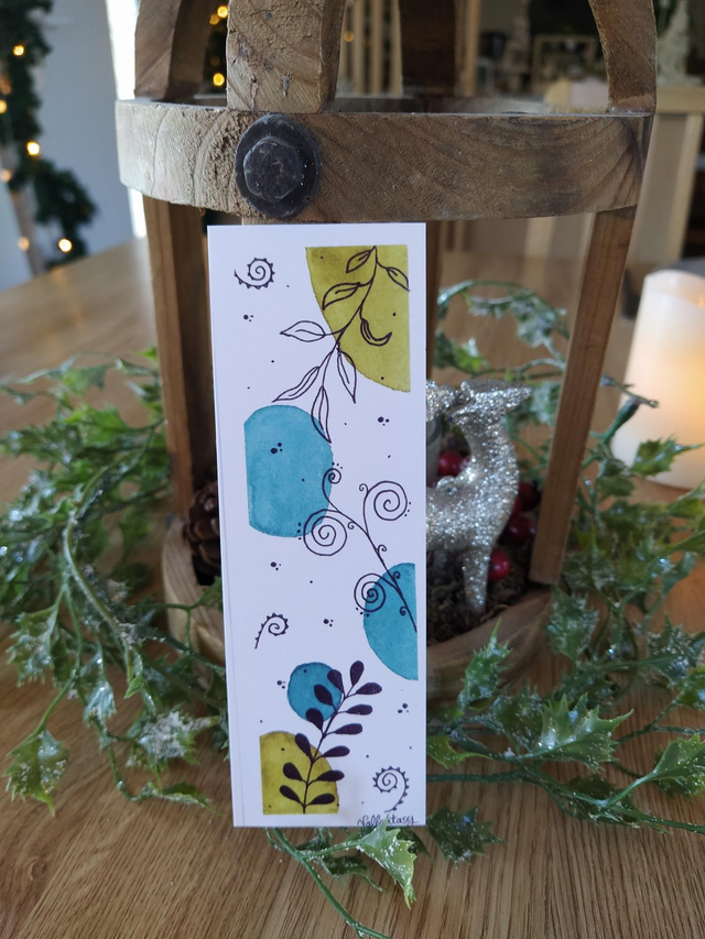 Marque Pages "Feuillage", 5 x 15cm