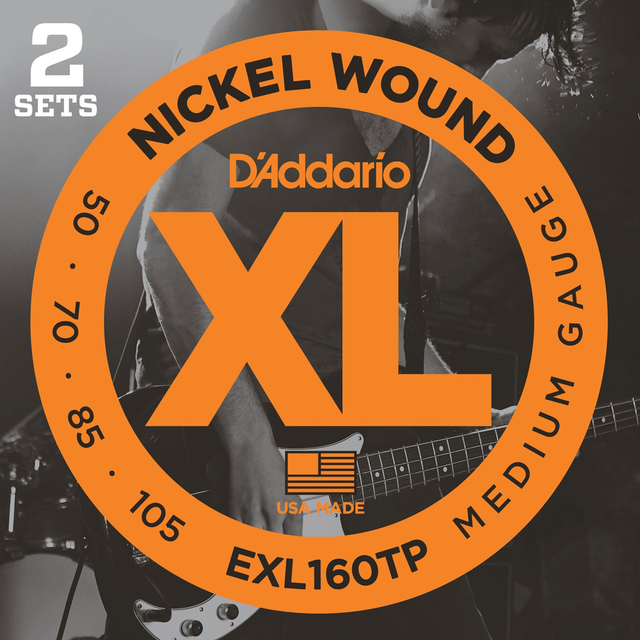 D'Addario XL Nickel Wound Bass Guitar