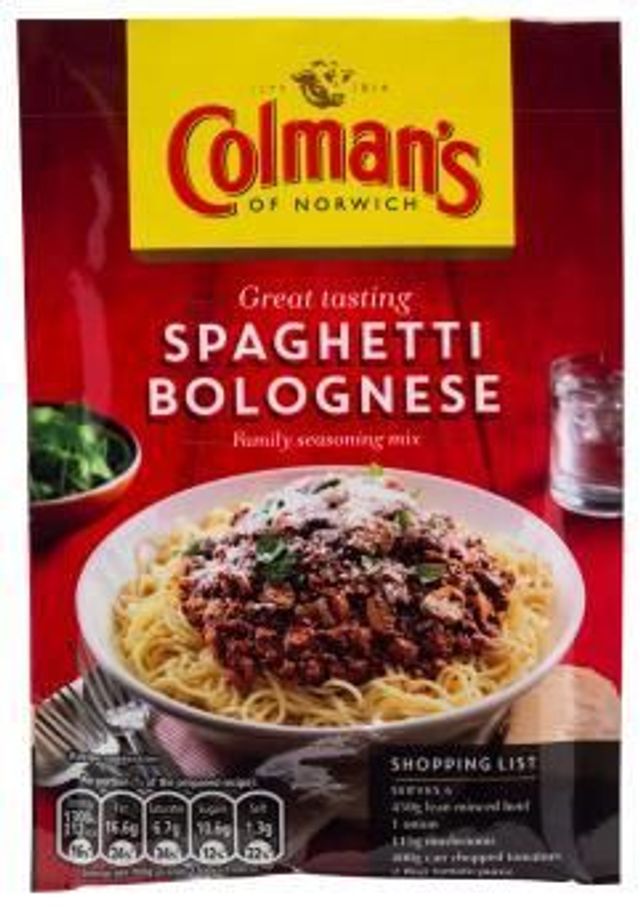 Colman's Spaghetti Bolognese Mix 44g