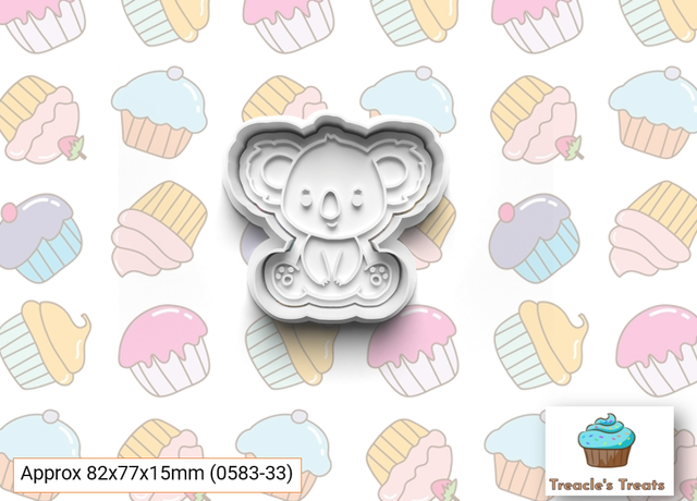 Koala Fondant/cookie stamp with cutter 
