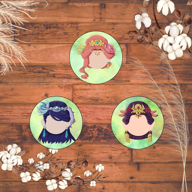 [FANART] Badges - Les carnets de l'apothicaire (Concubines)