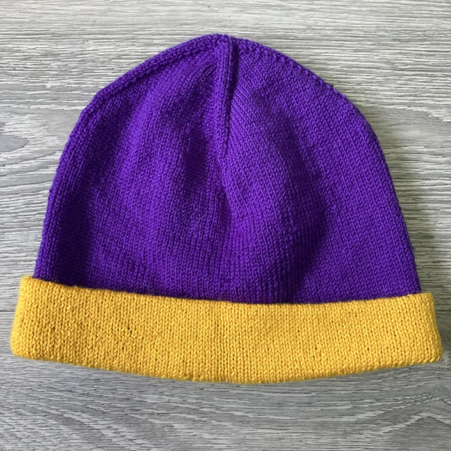 &#039;The Dragon&#039; - Reversible hand-knit merino wool hat