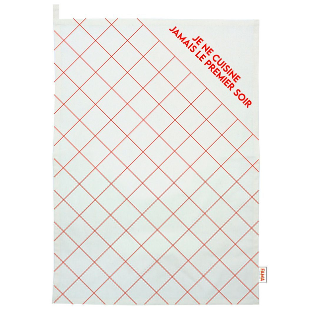 TORCHON JE NE CUISINE JAMAIS LE PREMIER SOIR