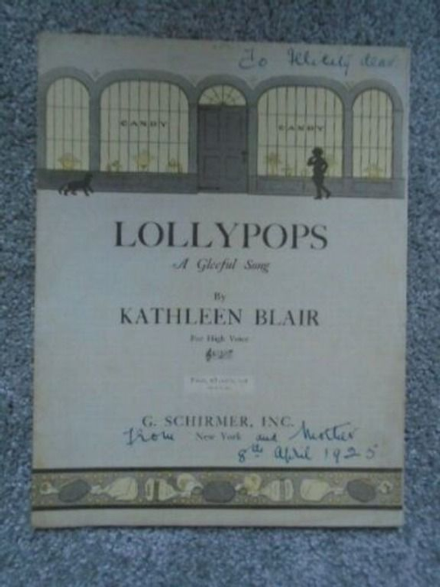 lollypops a gleeful song by kathleen blair for high voice