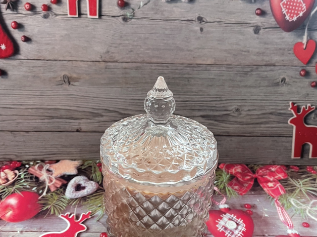 Glass Candle - Gingerbread 