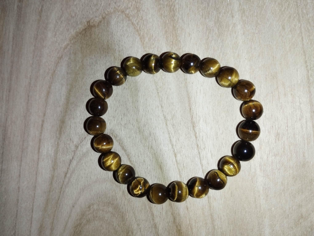 Oeil de tigre bracelet en perles de 8 mm 