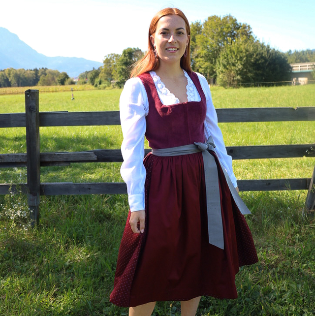 Dirndlkleid Cord