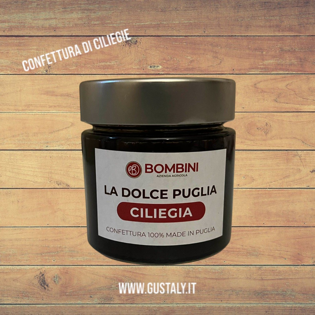Confettura di ciliegie a polpa - 200gr - Azienda Agricola Bombini