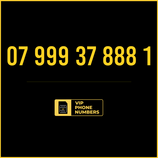 07 999 37 888 1 - VIP Gold Phone Number 