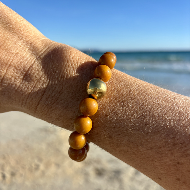 Bracelet Vertige Camel Doré 