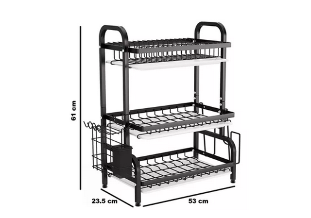 Escurridor De Loza Platos 3 Niveles 