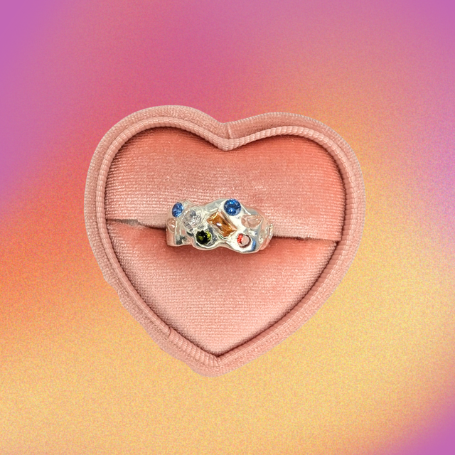 Rainbow Celeste Ring 