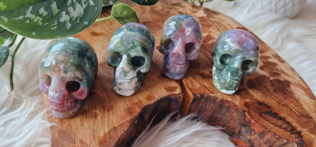 Ocean Jasper Skull (Small)